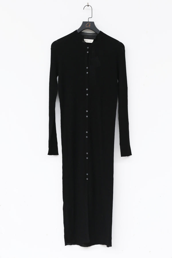 SWAYING/KNIT Silk Long Cardigan SW211SZ44 Black PS29
